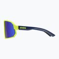 Occhiali da sole UVEX Sportstyle 237 giallo blu opaco/blu specchiato 4