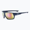 Occhiali da sole UVEX Sportstyle 238 deep space matt/rosso specchiante