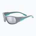 UVEX occhiali da sole per bambini Sportstyle 514 grigio opaco/argento specchiato