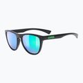 Occhiali da sole UVEX Esntl Spirit nero opaco/verde specchio