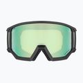 Maschera da sci UVEX Athletic CV black matt/mirror opal colorvision yellow 2