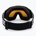 UVEX occhiali da sci Gravity FM nero opaco/rosso specchiato arancione chiaro 3