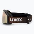 UVEX occhiali da sci Gravity FM nero opaco/specchio oro arancio chiaro 4