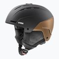 Casco da sci UVEX Stance MIPS nero/marrone opaco