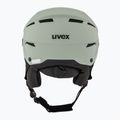 Casco da sci UVEX Instinct Visor verde ossido opaco/argento specchiato/fumo 4