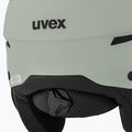 Casco da sci UVEX Instinct Visor verde ossido opaco/argento specchiato/fumo 8
