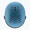 Casco da sci UVEX Wanted Visor blu pietra opaco/blu specchio/fumo 5