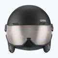 Casco da sci UVEX Wanted Visor Pro V black/silver matt 2