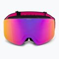 UVEX occhiali da sci per bambini Pwdr FM nero opaco/specchio rosa verde chiaro 2