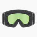 UVEX occhiali da sci per bambini Pwdr FM nero opaco/rosso specchiato arancione chiaro 3