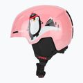Casco da sci per bambini UVEX Viti Set + occhiali Speedy Pro rosa pinguino/lasergold lite 3