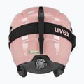 Casco da sci per bambini UVEX Viti Set + occhiali Speedy Pro rosa pinguino/lasergold lite 3