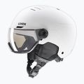 Casco da sci UVEX Wanted Visor Pro V bianco opaco