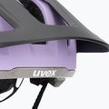 Casco da bici UVEX React MIPS lilla/quercia opaco 7