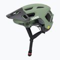 Casco da bici UVEX React MIPS verde muschio/nero opaco 3