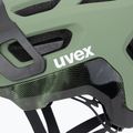 Casco da bici UVEX React MIPS verde muschio/nero opaco 7