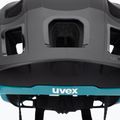 Casco da bici UVEX React nero/teal opaco 7