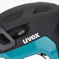 Casco da bici UVEX React nero/teal opaco 8
