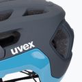 Casco da bicicletta UVEX React deep space/azure matt 8