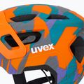 Casco da bici per bambini UVEX React Jr papaya camo matt 7