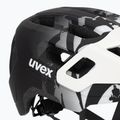 Casco da bici per bambini UVEX React Jr white/black matt 7