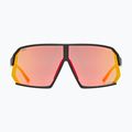 Occhiali da sole UVEX Sportstyle 237 CV nero opaco/rosso specchiato 2