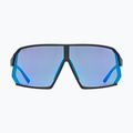 Occhiali da sole UVEX Sportstyle 237 CV nero opaco/blu specchiato 2