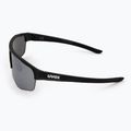 UVEX Axos Set nero opaco/argento specchiato/occhiali da sole trasparenti 5