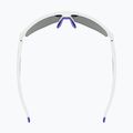 Occhiali da sole UVEX Axos Set bianco opaco/viola specchiata/chiaro 5