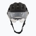 Casco da bici UVEX Stride Visor nero opaco/litemirror argento 2