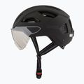 Casco da bici UVEX Stride Visor nero opaco/litemirror argento 3