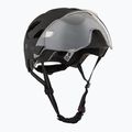 Casco da bici UVEX Stride Visor nero opaco/litemirror argento 9