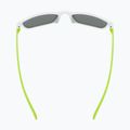Occhiali da sole per bambini UVEX Rookie Jr white lime m./mirror green 4