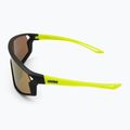 UVEX occhiali da sole per bambini Skyryse Jr nero/giallo opaco/giallo specchiato 4