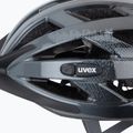 Casco da bicicletta UVEX Air Wing grigio / nero 7