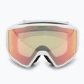 Maschera da sci UVEX Blast CV white matt/mirror rose 2