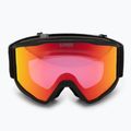 Maschera da sci UVEX Blast CV black matt/mirror red 2