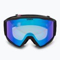 Maschera da sci UVEX Blast CV black matt/mirror blue 2