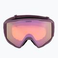 Maschera da sci UVEX Blast FM plum matt/mirror purple 2