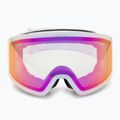 Maschera da sci UVEX Provoqe V white matt/vario pink mirror 2