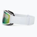 Maschera da sci UVEX Provoqe V white matt/vario green mirror 4