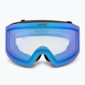 Maschera da sci UVEX Provoqe V black matt/vario blue mirror 2