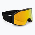 Maschera da sci UVEX Gravity FM black matt/mirror yellow/orange/clear