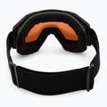 Maschera da sci UVEX Gravity FM black matt/mirror yellow/orange/clear 3