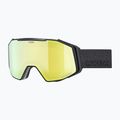 Maschera da sci UVEX Gravity FM black matt/mirror yellow/orange/clear