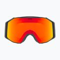 Maschera da sci UVEX Gravity FM black matt/mirror red/orange/clear 2