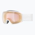 Maschera da sci UVEX Victorious V S1-S3 white matt/vario rose mirror