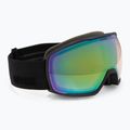 Maschera da sci UVEX Victorious V black matt/vario green mirror