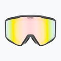 Maschera da sci Uvex Blast V black matt/vario rainbow mirror 6