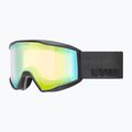 Maschera da sci Uvex Blast V black matt/vario green mirror 5